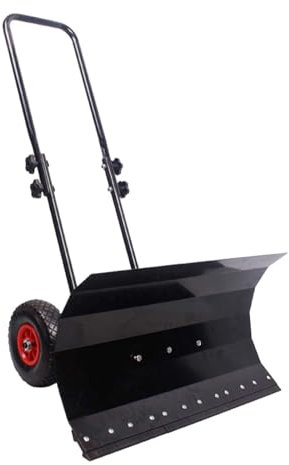 Pelle à neige avec roues Outil de déneigement pour trottoir terrasse extérieur (Style A)