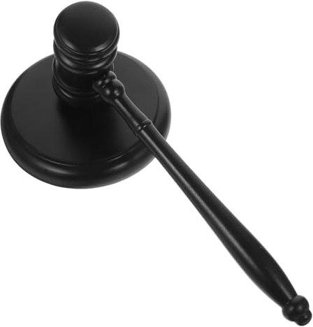 NUOBESTY Holzhammer Richterhammer Für Auktionen Mit Schlichtem Design Und Klarer Klangwirkung Kompakt Und Langlebig Für Anwälte Und Führungskräfte