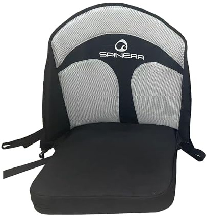 Pro High Back Foam Seat – Ergonomischer Premium Sitz mit extra hoher Rückenlehne & Schaumstoffpolsterung für Kajak & SUP, Universal Befestigung 4Punkt