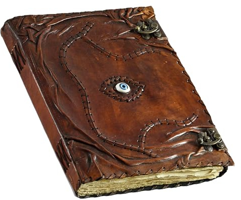 Hocus Pocus Buch mit Zaubersprüchen, Hokus-Pokus, Zauberbuch, Requisite, Geschenke, Halloween-Dekorationen, Dekoration, Leder, Tagebuch, Schreibbuch, Schattenbuch, beste Weihnachtsgeschenke für Männer