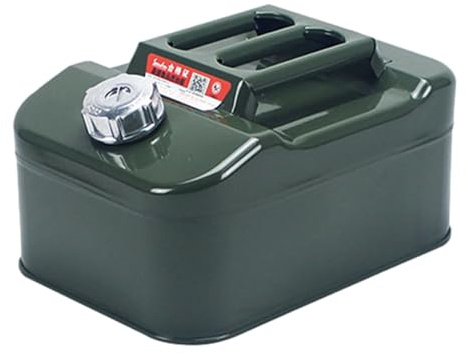 Recipiente de almacenamiento de agua, bidón de gas para gasolinas, contenedor de gases con mango de barras, almacenamiento cuadrado de acero inoxidable, tanque a prueba de fugas adecuado para