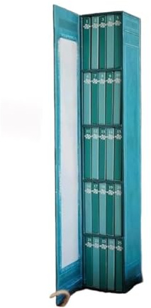 CHANGYUE Mini Book Ornament Adviento Calendario, Calendario de cuenta regresiva de Navidad, Calendario de Adviento de Mini Book de Navidad 2025 para amantes de los libros, adornos de libros de Navidad