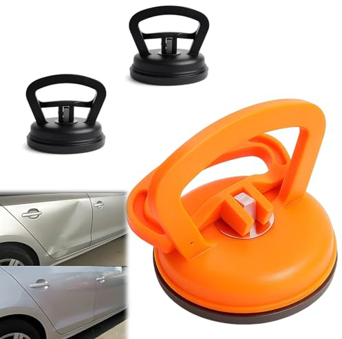 Car Dent Puller, 3 Pcs Suction Cups for Car Dent Removal, Powerful Suction Cups for Repairing Car Dents, Tools for Moving Car Bodies, Glass, Tiles, and Objects, 1 Large (11.5 cm) and 2 Small (5.5 cm)