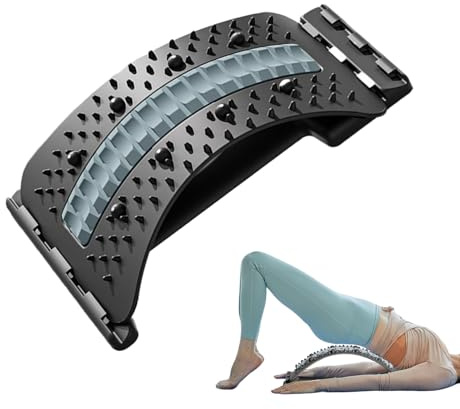 Planche de soutien lombaire réglable avec aimants, équipement de fitness, exercice musculaire, aide au sommeil de la colonne vertébrale pour soulager et aligner le dos
