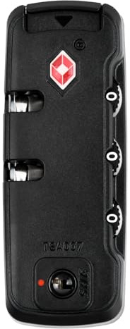 Olinner Cadenas TSA Valise, Cadenas à Combinaison 3 Chiffres pour Voyage, Boîtier ABS Léger et Résistant aux Rayures, Cadenas Valise Pratique pour Sacs et Sacs à Dos, Noir