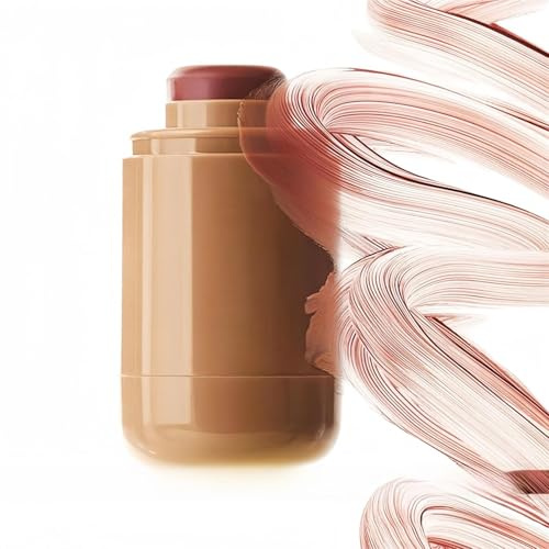 Blush Stick for a Smooth,Weightless Finish - Monochromatic Multi-Stick Blush,Creamy & Lightweight for Cheeks,Eyes,Lips,Long Lasting Waterproof Non-Greasy Formula,Blends Effortlessly (Tosated Teddy)