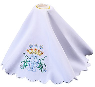 BLESSUME Autel Tissu Calice Voile Calice Voile (Blanc 5)