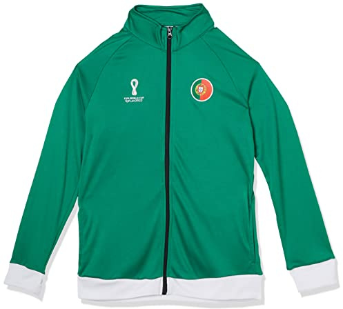 FIFA Veste de survêtement officielle Coupe du monde de la 2022 pour garçon – Veste de survêtement Portugal (lot de 1)