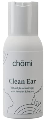 Chōmi Hünde & Katzen Clean Ear | 50ml | Sicherer und milder Reiniger für die Ohren | Auch für empfindliche Ohren geeignet