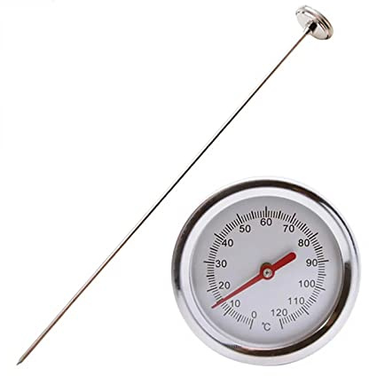 Jordtermometer utomhus - komposttermometrar 50 cm jordtemperatursond - digital komposteringsguide, trädgårdsredskap för trädgårdsarbete,