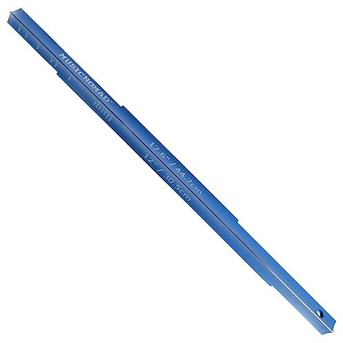 MusicNomad Tri-Beam 3 'n 1 Straightedge, Plus SAE/Metric Ruler & Scale Length Ruler for Acoustic & Electric Guitars (MN820)