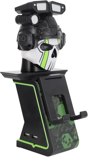 Exquisite Gaming Call of Duty Ghost Cable Guy Ikons Manette de jeu lumineuse et chargeur de téléphone portable