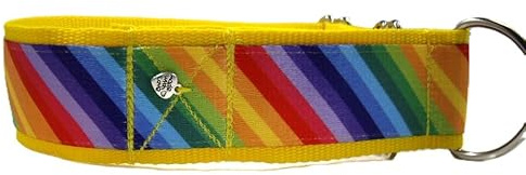 extrabreites Zugstopphalsband, Hundehalsband, Martingale Größe SM bis 40 cm Halsumfang,