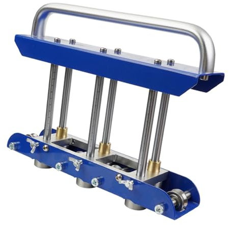 Strumento per Piegare i Metalli in Edizione Professionale, Strumenti per Coperture con Aggraffatura Verticale Rullo per Bordi in Metallo, Rullo per Bordino a 3 Stazioni Strumento