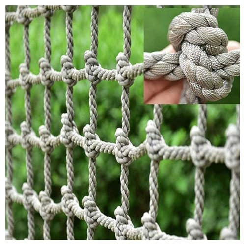 Generisch Kletternetz Für Draußen Für Erwachsene, Kletternetz Für Schaukel, Hochleistungsseil Outdoor-Ladungsnetz Aus Gurtband, Kletternetz Für Baumhäuser(Size:3 * 5m(10 * 16.4ft))