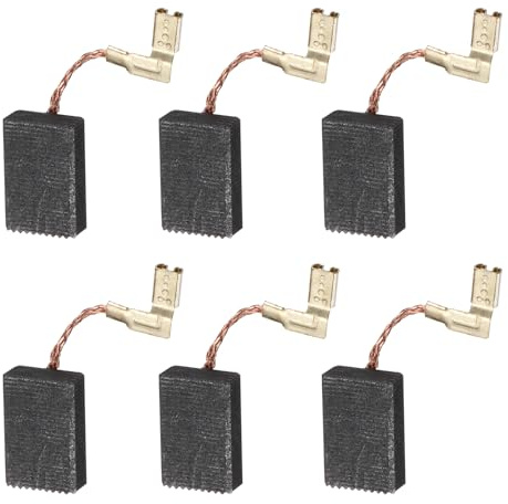QUARKZMAN 6pcs CB325 Escobillas de Carbón Kit 16x5x11mm Cepillo de Carbono | para Motor, Carbón Brushes Repuesto para Reparación Herramienta Eléctrica Taladros Percutores Sierras Crculares