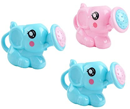 Yardwe 3pièces Jouet Arrosoir Éléphant pour Bain Jouet De Douche Éléphant pour Garçon Fille Vaporisateur Eau Bain