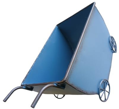 Xinsheinelry Plantador Carro Flores Hierro Aire Libre Decoración Jardín Vintage Soporte para Plantas A Prueba Óxido para Patio Jardín Interior Aire Libre