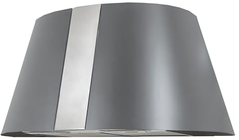 Fhuller Cappa Cucina Parete Moderna 75 cm SIBILLA K304 GR – Inox/Grigio – Motore 420 m³/h (Opzione 620 m³/h) – Filtri Alluminio Professionali Lavabili – Illuminazione LED – Installazione a Muro
