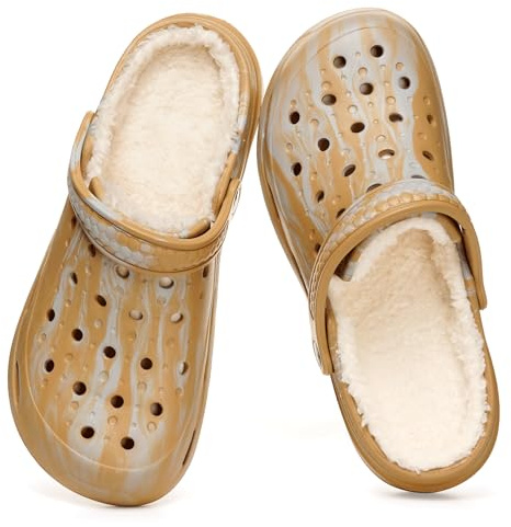 Gaatpot Zoccoli e Sabot Invernali Uomo Donna Calda | Pantofole Con Calde Fodera Inverno, Ciabatte per Casa Peluche, Esterna e Interna in Comode