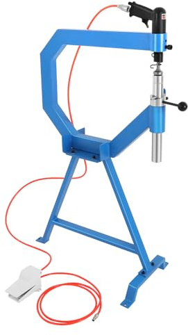 Pneumatic Planishing Hammer | Planierhammer 50-100PSI 875-1350 U/Min | 4'' Polier und Glätthammer 1''/2''/3'' Amboss Druckluft-Hammer für Stahl Aluminium Messing, Edelstahl