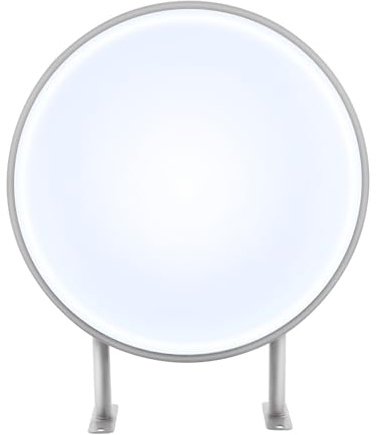 Caja de luz LED redonda de doble cara redonda de 10 W, cartel luminoso, IP67, resistente al agua, montaje en pared, caja de luz redonda para tiendas, supermercados