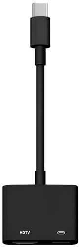 Microwoo Adaptateur USB C vers HDMI, adaptateur de type C vers HDMI 4K avec convertisseur AV numérique multiport PD 100 W pour MacBook Pro/Air, iPad Pro/Air, iPhone 15/16/17, tablettes, Switch et
