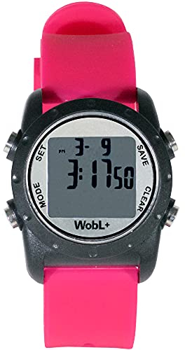 WobL Alarme vibrante étanche (Rose), 9 alarmes, pour Les Enfants, Apprendre à Pipi sur Le Pot et Aide à l'énurésie Nocturne