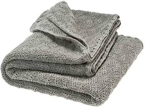 Disana Couverture en Laine Mérinos - Gris