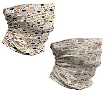 ABAKUHAUS Cache-Cou Lot de 2, Biscuits Cookie Croissants Mill Grinder Coupes et Haricots, Multicolore