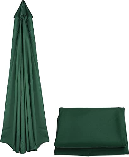 2 Parasol déporté avec Manivelle Anti-Retour Parasol inclinable Toile 180 GR/m2 avec Protection UV Hauteur 300cm