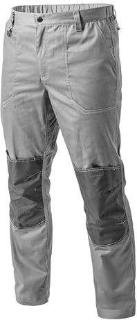 Högert Technik KALMIT Herren Arbeitshose – Strapazierfähige Bundhose aus 100% Baumwolle | EN ISO 13688 | Oxford Knieverstärkung, Reflexstreifen, 4 Taschen