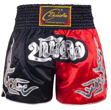 Fldy Kids Boxing Trunks Boys Thai Fight Shorts Martial Arts Boxer Outfits Grappling Fight Training Bottoms