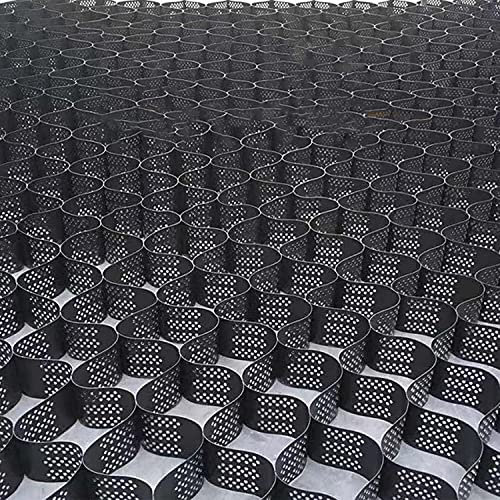 ROBAUN Garden Retaining Wall Grid Robustes Gitter zur Stabilisierung des Bodens, for Kies, durchlässige Wabenstruktur, dehnbar, for steile Stützmauern/Einfahrten(2x6 m/6.5x20 ft)
