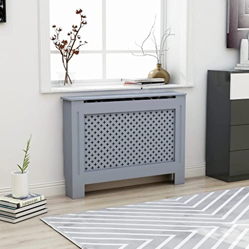 Solivagant Cache-radiateur Anthracite 112x19x81,5 cm MDF,(10.5 KG)