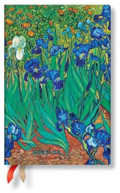 Van Gogh's Irises (Van Gogh's Irises) Mini 18-month Dayplanner 2024