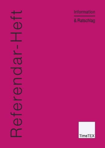 TimeTEX Referendar - Heft - Information und Anregung - Himbeere - 10771 - Referendarheft