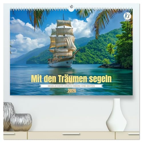 Mit den Träumen segeln (hochwertiger Premium Wandkalender 2026 DIN A2 quer), Kunstdruck in Hochglanz: Geschichten vom Meer: Ein Kalender für Seefahrer und Träumer (CALVENDO Wissenschaft)