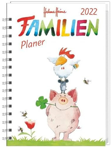 Helme Heine Familienplaner Buch A6 Kalender 2022