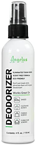 Angelus Deodorizer – Scent-Free Odor Eliminator Spray for Shoes, Clothing, and Accessories – Safe for All Materials – 4 oz Pump Bottle