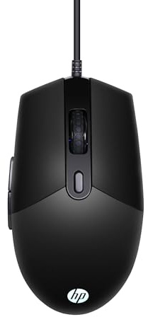 HP M260 RGB Backlighting USB Wired Gaming Mouse, Customizable 6400 DPI, Ergonomic Design, Non-Slip Roller, Lightweighted /3 Years Warranty (7ZZ81AA),Black