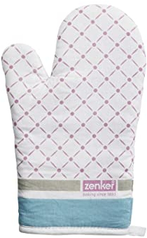 Zenker 43925 Topfhandschuh, Backhandschuh, Baumwolle, Blau