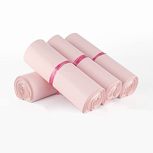 LIANYG Versandbeutel 50 stücke Matte rosa Mail Taschen gedruckt Mailer verpackungsumschläge mit self snolenkurier aufbewahrungsbeutel Kleidung mailen mit Hand 334 (Color : 32x45)
