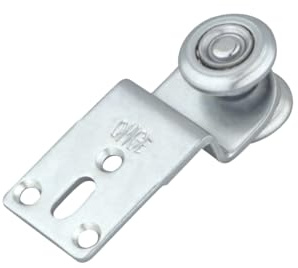 LYSEL® Laufrolle Vorhangrolle Führungsrolle verzinkt für Laufschiene 35x30mm mit Kugellager (1 Stück)