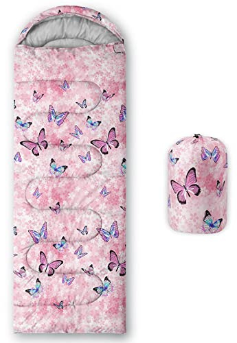 HOSIMA Sovsäckar, kallt väder mamma sovsäck för vuxna, flickor, pojkar, vattentät, män för varm camping, vandring, utomhus, resor, jakt, med kompressionspåsar (ZQ007)