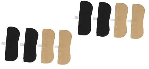LALAFINA 4paare Fersenpolster Für Schuhe Selbstklebend Blasenresistent Fersengriffe Schwarz Und Aprikotsfarben Für Herren Und Damen Schützt Vor Reibung Und Verletzungen