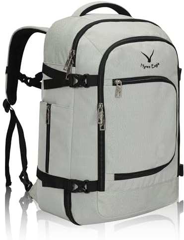 Hynes Eagle 40 Litern Großer Reiserucksack Handgepäckkoffer Handgepäck im Flugzeug 51x34x25cm Travel Rucksack 15.6 Zoll Laptop Rucksack Daypack Backpack Kabinenrucksack Hellgrün 2024