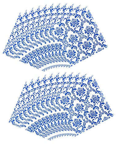 Healeved Papierservietten 80 Blatt Kompakt Mit Chinoiserie Muster Hautfreundliche Partyservietten Für Hochzeitsfeiern Und Dinnerpartys Dekorative Einwegservietten Für Brautparty Und Tischdekoration