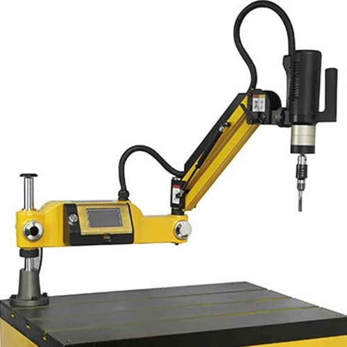 DDZJTPP Maschiatrice Elettrica 600w da 0 a 312 Giri/Min da M3 a M16 Maschiatrice a Braccio Maschiatrice a Braccio Articolato Filettatrice Elettrica,Maschiatrice Universale a 360°