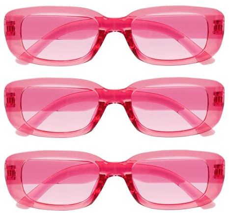 Boland - Partybrille Techno im Set, für Erwachsene, Brille ohne Sehstärke für Festival, Karneval, Kostüme oder Mottoparty